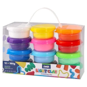 Light clay, super light modeling clay, scented, mix, 180g, 12pcs