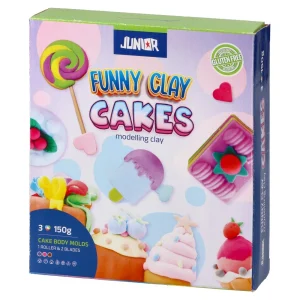 Funny clay, modeling clay with molds, mix, cakes