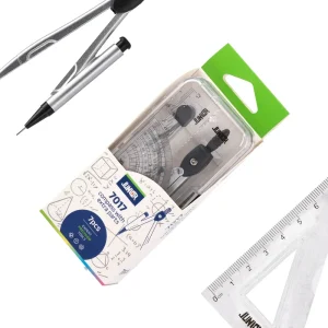 7017, compass with extra parts, box