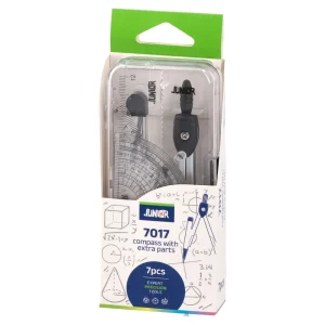 Alternative view of 7017, compass with extra parts, box