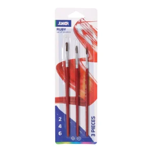 Ruby, set of brushes, round, 3pcs