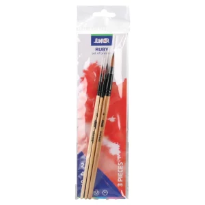 Alternative view of Syntip, set of brushes, round, sintetic, 3pcs