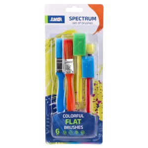Spectrum, set of brushes, flat, 6pcs