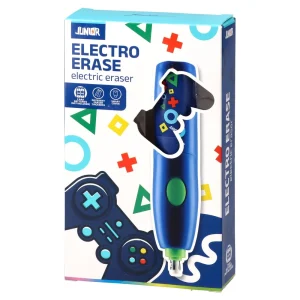Alternative view of Electro Erase, electric eraser, boy