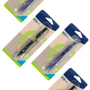 6006, ruler and compass set on blister, 12cm