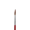 Ruby, brush, round, 6