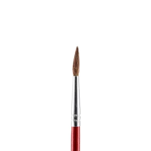 Ruby, brush, round, 6