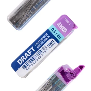 Draft, mechanical pencil leads, 2H, 0.5 mm