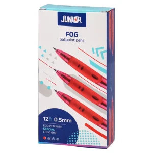Alternative view of Fog, ballpoint pen, red, 0.5mm
