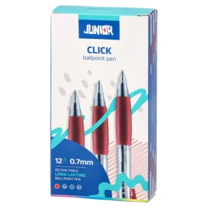 Alternative view of Click, ballpoint pen, red, 0.7mm