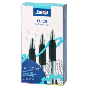 Alternative view of Click, ballpoint pen, black, 0.7mm