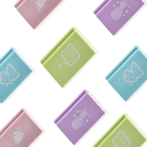 Libri, eraser, pastel, mix