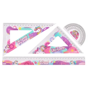 Alternative view of Honun S30, set of rulers, Unicorn, 30cm, 4pcs