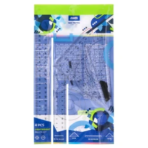 Geo-metric, ruler set, 30cm, 4pcs