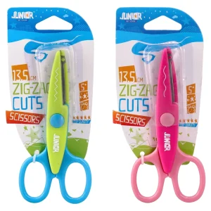Alternative view of Zig-zag cuts, scissor zig-zag, blister, 13.5cm