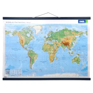K2, wall map, double, B2, World