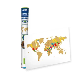 Scratchy, scratch map, 60x40cm, World
