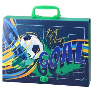 Academy, filebox with handle, A4, Football