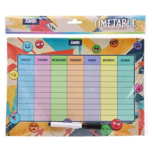 Timetable, planner with marker, A4