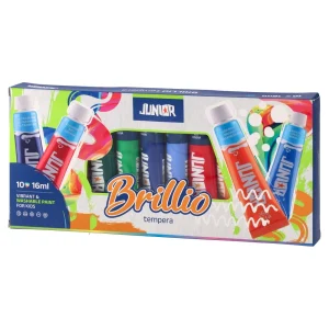 Brillio, tempera, 16ml, 10pcs
