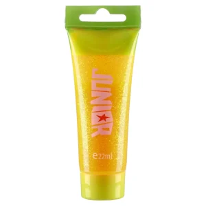 Brillio glitter, tempera with glitter, yellow, 22ml