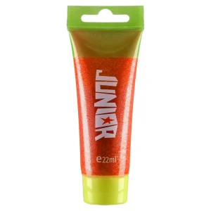 Brillio glitter, tempera with glitter, red, 22ml