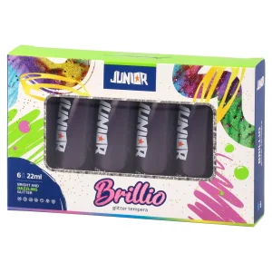 Alternative view of Brillio glitter, tempera with glitter, violet, 22ml