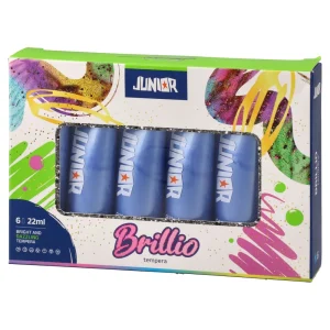 Alternative view of Brillio metallic, tempera, blue, 22ml