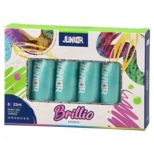 Alternative view of Brillio metallic, tempera, green, 22ml
