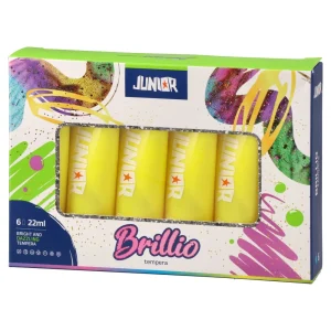 Alternative view of Brillio neon, tempera, yellow, 22ml