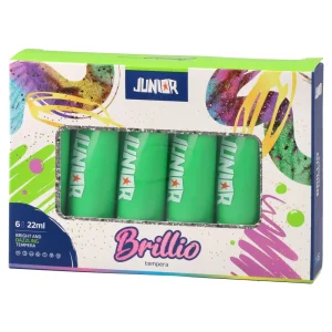 Alternative view of Brillio neon, tempera, green, 22ml