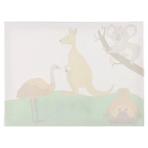 Alternative view of Graffiti canvas, sketch blind frame, kangaroo, white, 30x40cm
