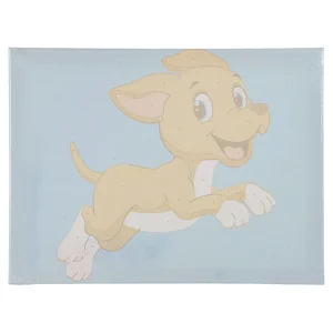 Alternative view of Graffiti canvas, sketch blind frame, dog, white, 30x40cm