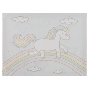 Alternative view of Graffiti canvas, sketch blind frame, unicorn, white, 30x40cm