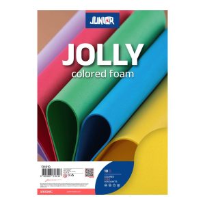 Foamy, eva foam, lemon yellow, A4, 10pcs