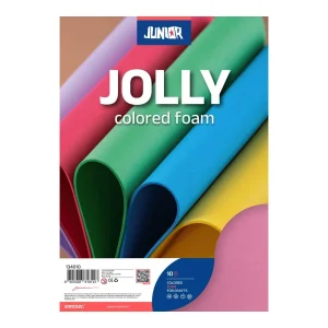 Foamy, eva foam, pink, A4, 10pcs