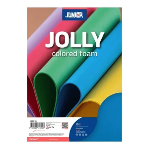 Foamy, eva foam, blue, A4, 10pcs