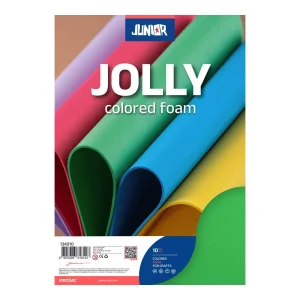 Foamy, eva foam, green, A4, 10pcs