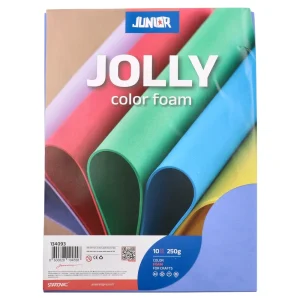 Foamy, eva foam, pastel, blue, A4, 10pcs