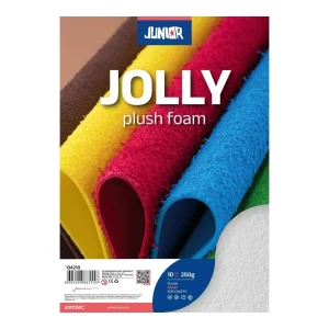 Foamy Plush, eva foam plush, white, A4, 10pcs