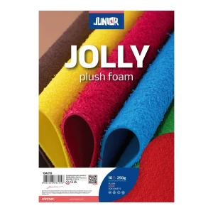 Foamy Plush, eva foam plush, red, A4, 10pcs