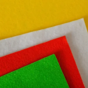 Alternative view of Felt, fine color felt, yellow, A4, 10pcs