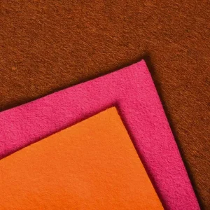 Alternative view of Felt, fine color felt, brown, A4, 10pcs