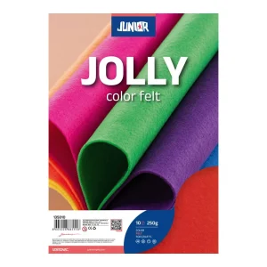 Felt, fine color felt, red,A4, 10pcs