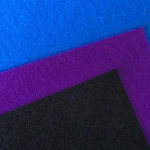 Alternative view of Felt, fine color felt, black, A4, 10pcs