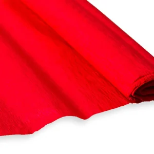 Crepe, crepe paper, dark red, 50 x 200cm