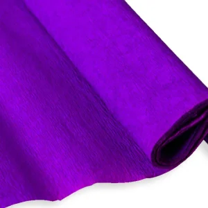 Crepe, crepe paper, purple, 50 x 200cm