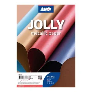 Jolly Metallic, paper metallic, brown, A4, 250g, 10pcs