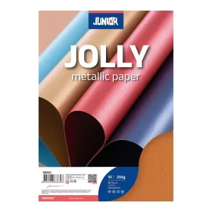 Jolly Metallic, paper metallic, coper, A4, 250g, 10pcs