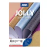 Jolly Glitter, paper with glitter, gold, A4, 250g, 10pcs
